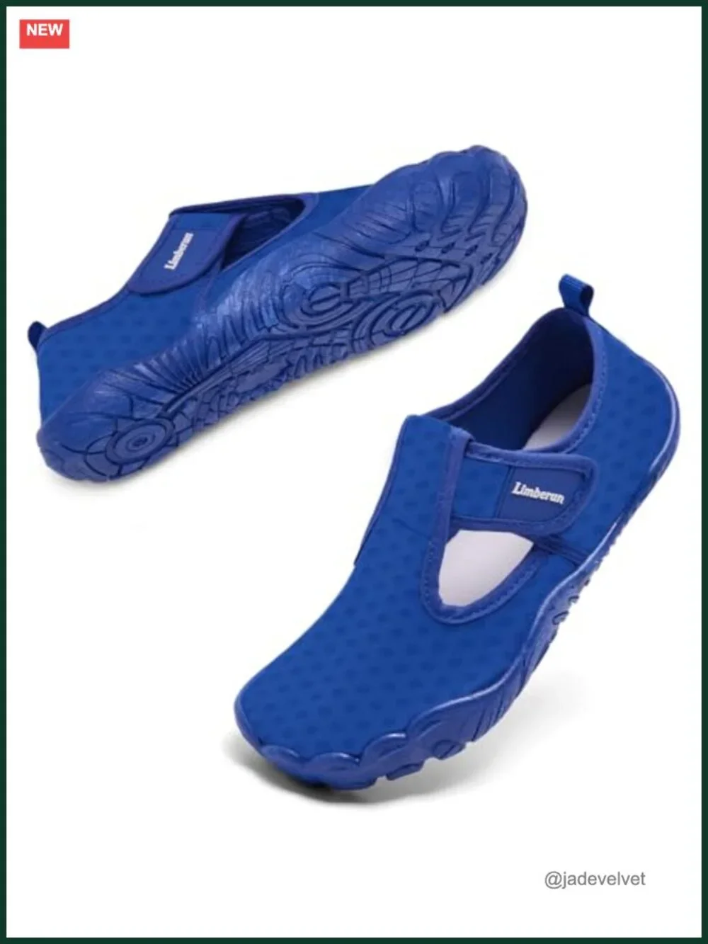 Kids Water Shoes Non-Slip Quick-Dry Lightweight Mesh with Hook & Loop